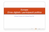 Europa: Eines digitals i participació política