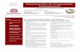 Boletín Convocatorias de Cooperación Internacional (mayo 2015)