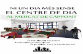 Informe de viabilitat del centre de dia al Mercat de Cappont