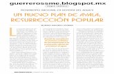 Toque Crítico de Martín Esparza Flores: Un Nuevo Plan de Ayala; Resurrección Popular