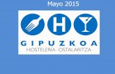 Asociación de Empresarios de Hostelería de Gipuzkoa. Mayo 2015