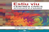 Programació d'estiu als Centres Cívics de Girona