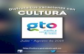 Cartelera eventos Cultura Julio - Agosto 2015