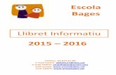 Llibret informatiu 2015 -2016