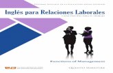 Inglés para Relaciones Laborales Functions of Management