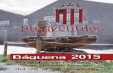 Programa de fiestas Báguena 2015