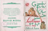 Callosa de Segura - Revista de San Roque 1944