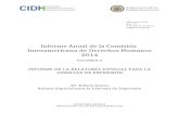 Informe Anual de la Comisión  Interamericana de Derechos Humanos