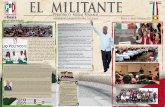 Primera edición del Periódico Mural semanal "El Militante"