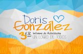 3er. Informe Doris González