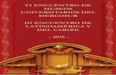 Libro de ponencias y posters VI Encuentro de Museos Universitarios del Mercosur