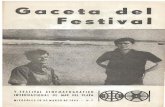 6º Festival - Gaceta Día 7 - 20 de marzo de 1963