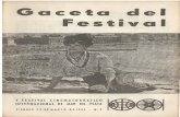 6º Festival - Gaceta Día 9 - 22 de marzo de 1963