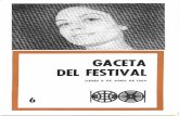 7º Festival - Gaceta Día 6 - 6 de abril de 1964