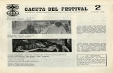 11º Festival - Gaceta Día 2 - 6 de marzo de 1970