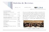 Boletín de Revistas, Año 2, n.5