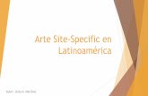 Arte site especific en latinoamérica