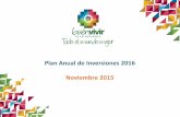 Plan Anual de Inversiones 2016