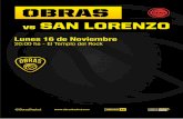 Guía de prensa Obras Basket vs. San Lorenzo (16-11-2015)