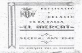 Llibret El Mercat Alzira 1942