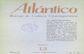 Atlántico : Revista de Cultura Contemporánea Num 13 1959