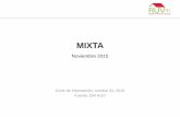 Mixta RUV, Noviembre 2015