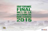 Informe Final mes de la Gestión de Riesgos 2015