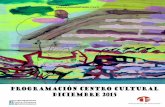 Programación del Centro Cultural de Azuqueca - diciembre 2015
