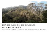 Día de Acción de Gracias a la Montaña Nov 2015
