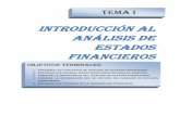 Introducción al análisis de estados financieros