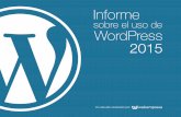 Estudio sobre el uso de wordpress 2015