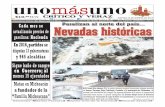 29 de Diciembre 2015, Paralizan al norte del pais... Nevadas historicas