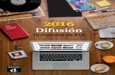 Catálogo editorial Difusión 2016