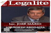 LEGALITE LIC. JOSE MARIO DE LA GARZA 50 AÑOS DE ABOGACÍA