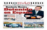 16 de Enero 2016, Humberto Moreira... Detenido en España