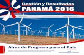 Gestión y Resultados Panamá 2016.