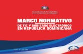Marco normativo de TIC y Gobierno Electrónico en República Dominicana