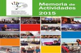 Memoria de Actividades 2015 de la AICE