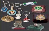Catalogo Llaveros, insignias, medallas y trofeos metálicos
