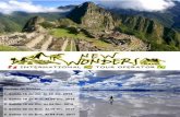 Programa New Wonders Perú - Bolivia
