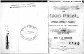 La religión universal - artículos, críticas y polémicas publicadas en El Progreso en 1886-87