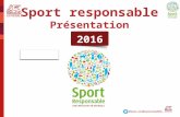 Sport responsable 2016 presentation