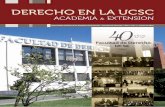 Derecho en la UCSC Academia & Extensión Nº4 - 2016