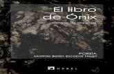 El Libro de Ónix. Poesía (2016). Matilde Escobar Negri