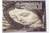 Verdadero y Extraordinario Rostro de la Virgen de Guadalupe (facsimil)