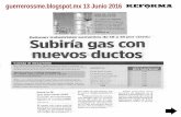 Noticias del Sector Energético 13 Junio 2016