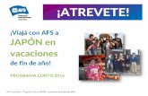 AFS - Programa Corto a JAPÓN 2016