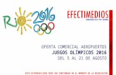 Oferta Juegos Olímpicos 2016 - AEROPUERTOS