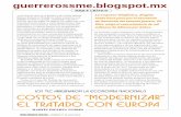 Toque Crítico de Martín Esparza Flores: COSTOS DE "MODERNIZAR" EL TRATADO DE EUROPA