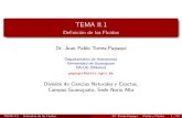 TEMA II.1 - Definición de los Fluidos